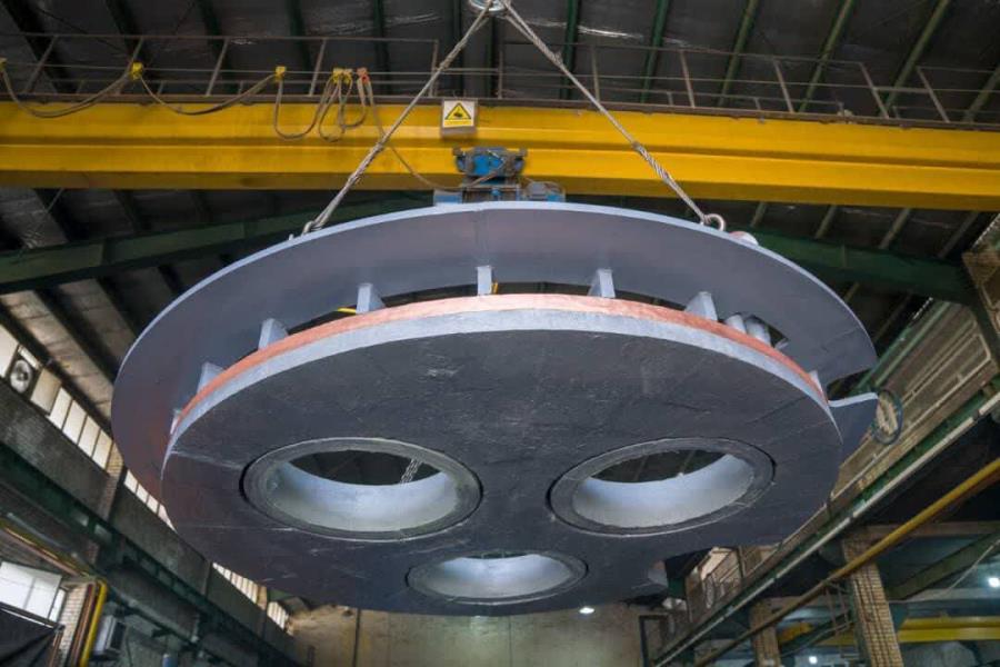 اولین دلتای مسی آبگرم کوره قوس الکتریکی جهان در فولاد خوزستان ساخته شد